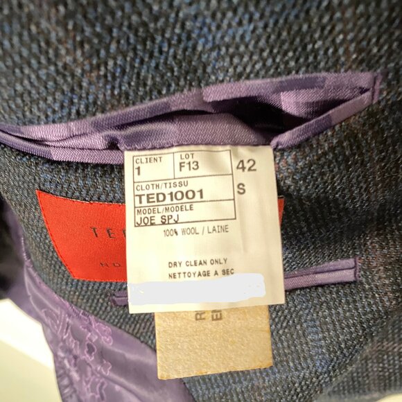 Brand New Ted Baker 'No Ordinary Joe' Sport Blazer - 42S - Picture 8 of 8